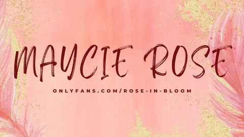 Header of rose-in-bloom