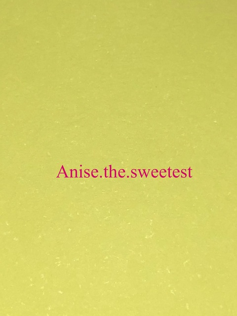 Header of sweetest_anise